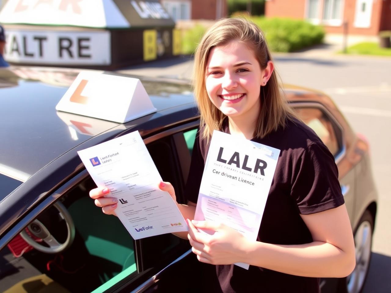 Happy learner passing test